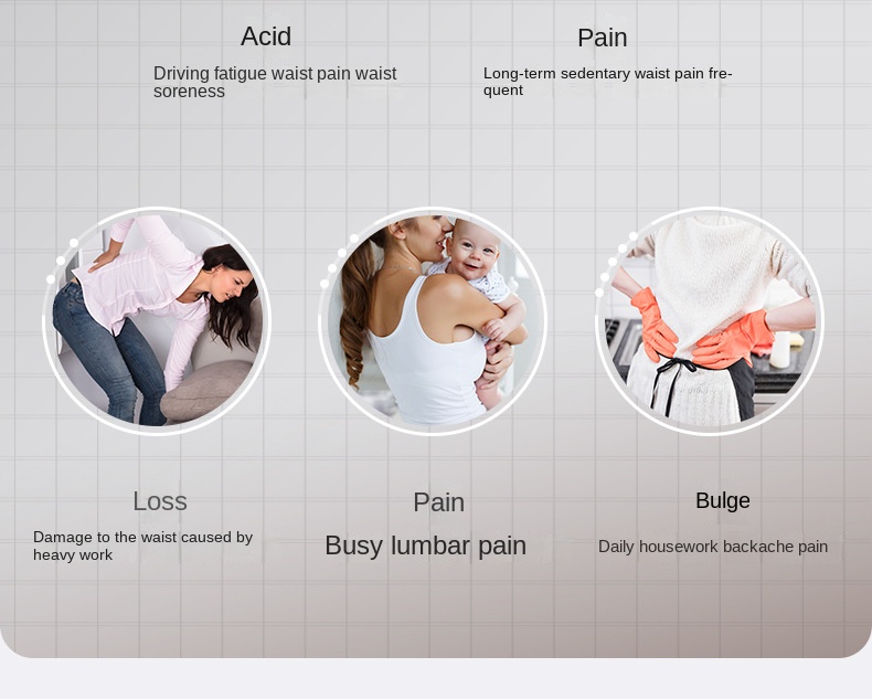 Breathable Supportive Thin Waist Belt for Lumbar