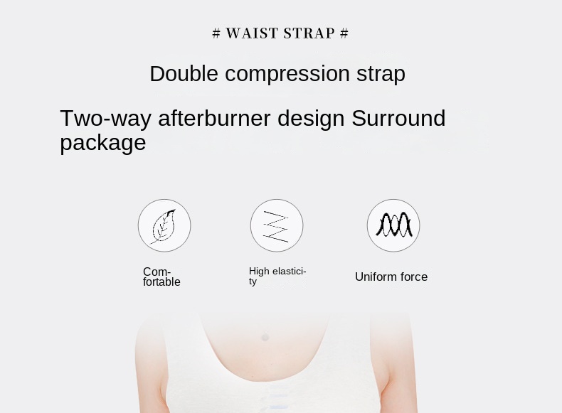Breathable Supportive Thin Waist Belt for Lumbar