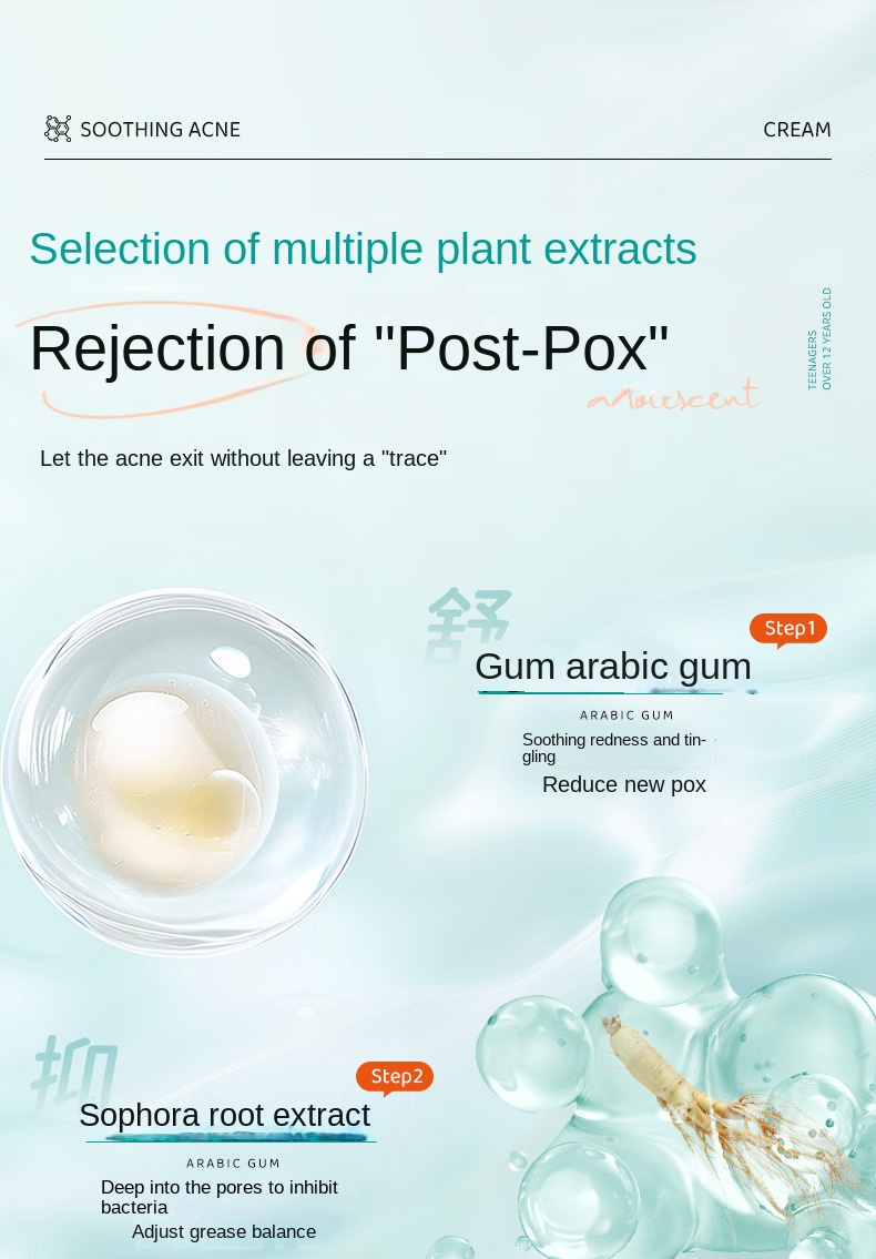 Teenagers' Soothing Acne Cream