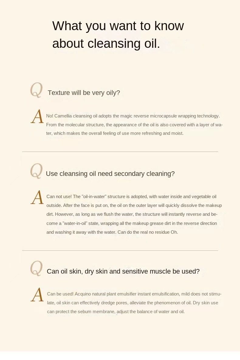 Camellia Water - Sensitive Makeup Removing Oil