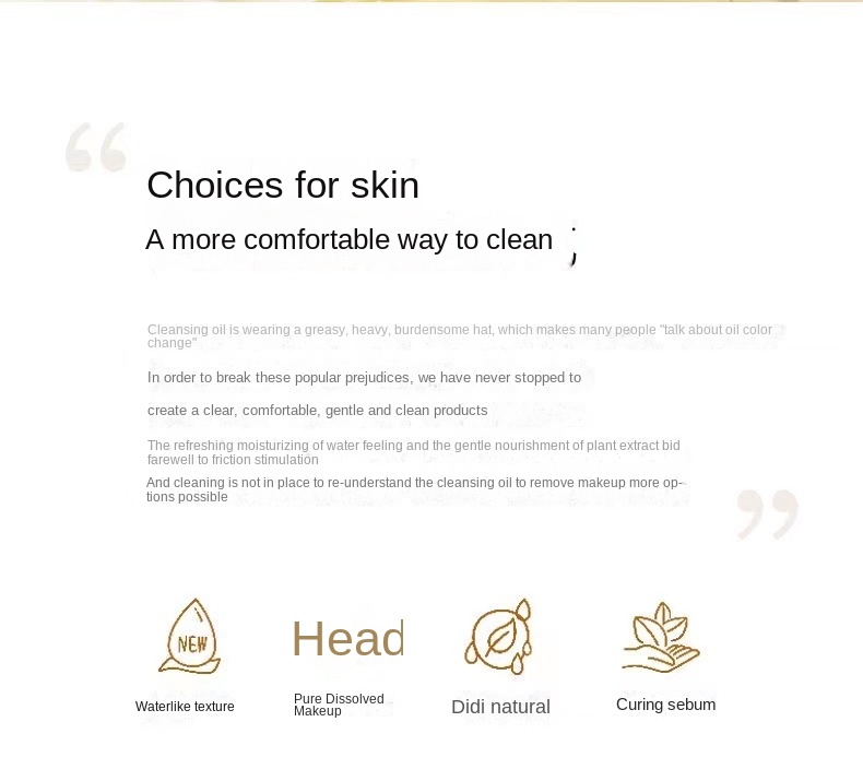 Camellia Water - Sensitive Makeup Removing Oil