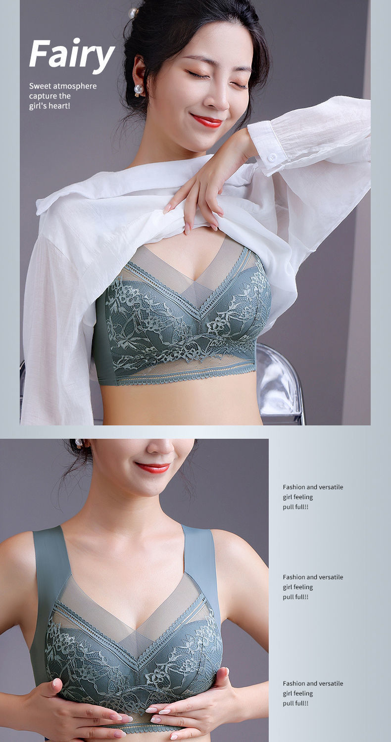 Women's Seamless Wirefree Bra for Large Breasts