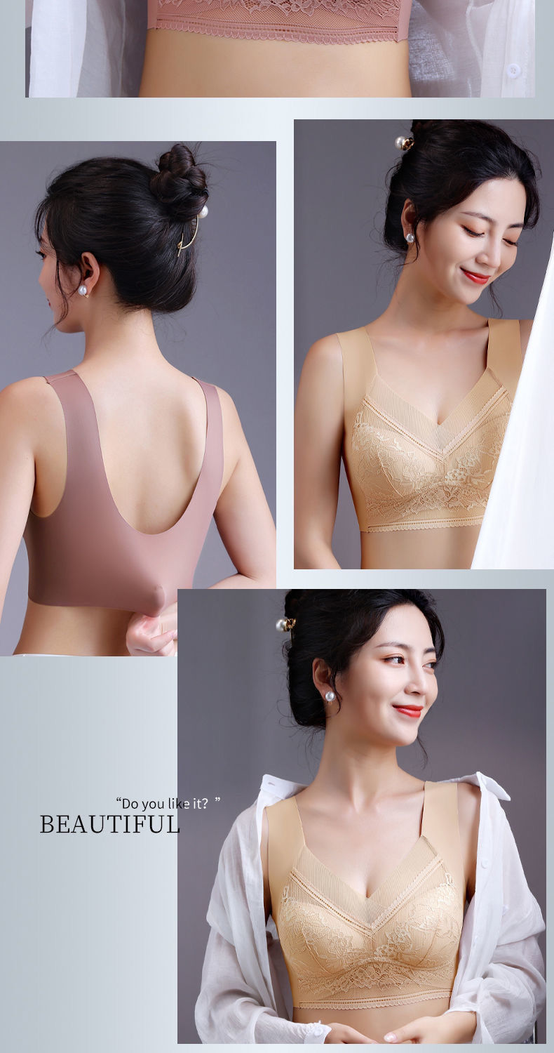 Women's Seamless Wirefree Bra for Large Breasts