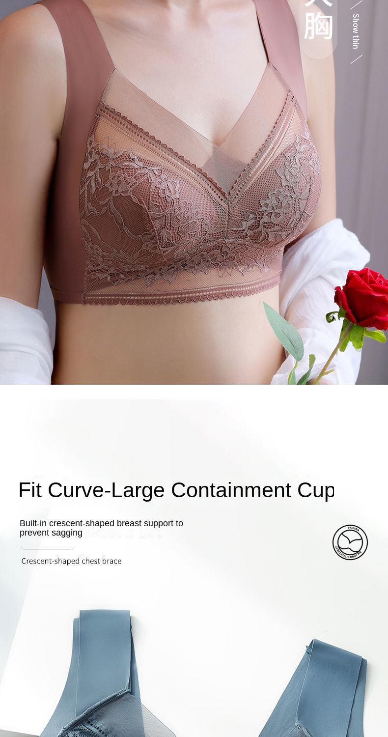 Women's Seamless Wirefree Bra for Large Breasts