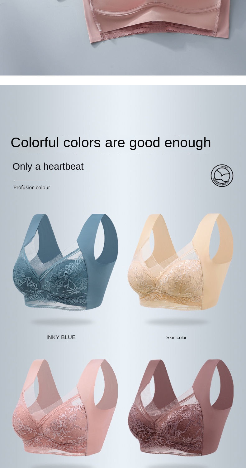 Women's Seamless Wirefree Bra for Large Breasts