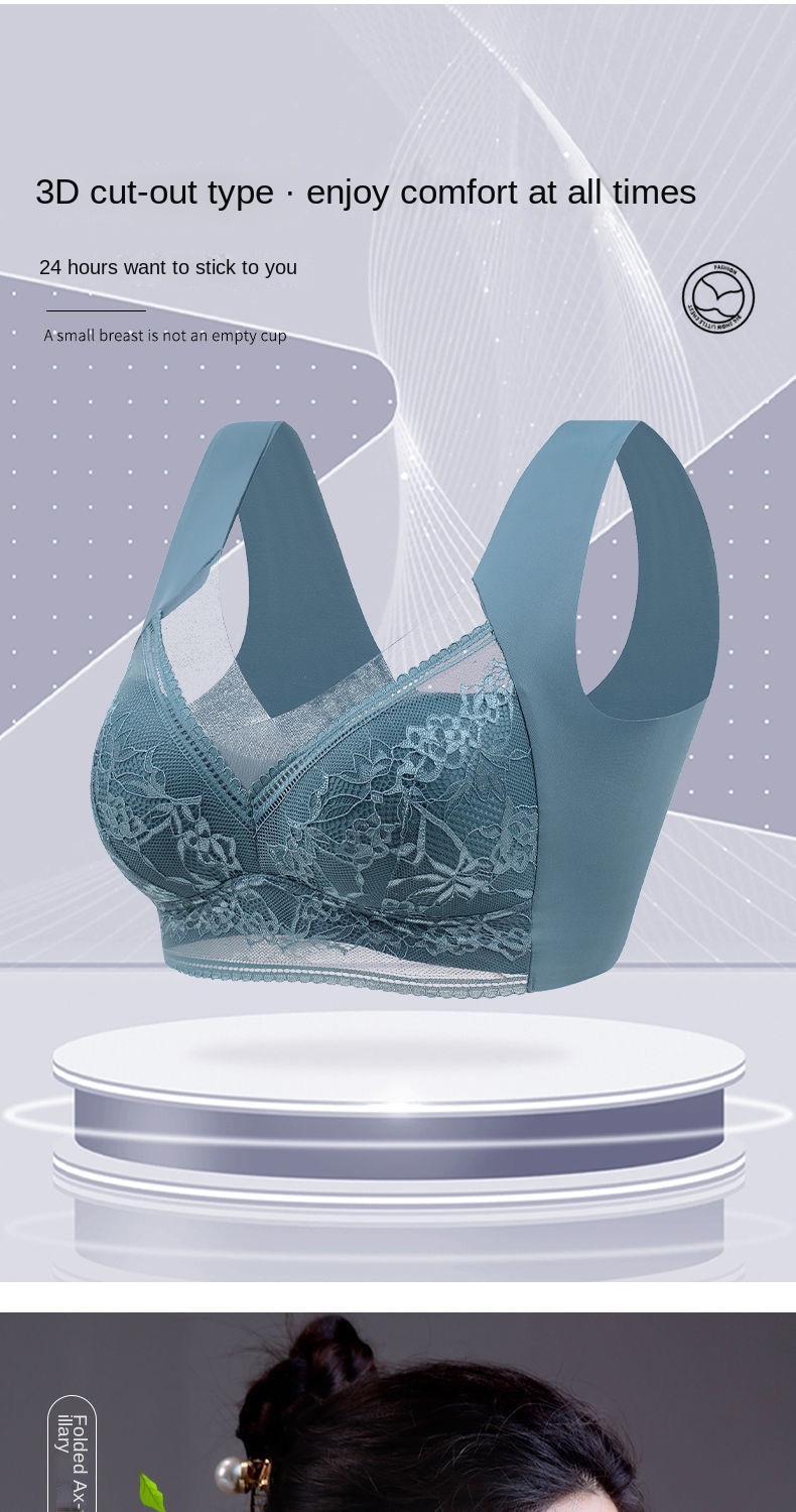 Women's Seamless Wirefree Bra for Large Breasts