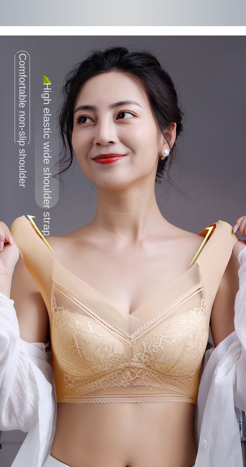 Women's Seamless Wirefree Bra for Large Breasts