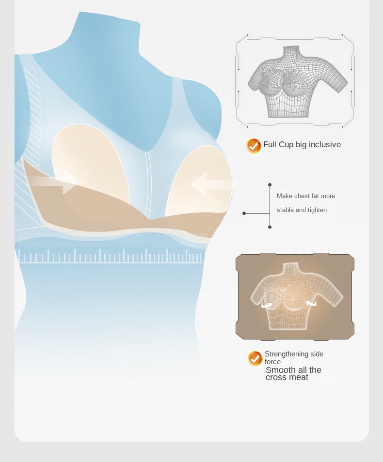 High Elasticity Small-Boob Effect Bra with Bunny Ears