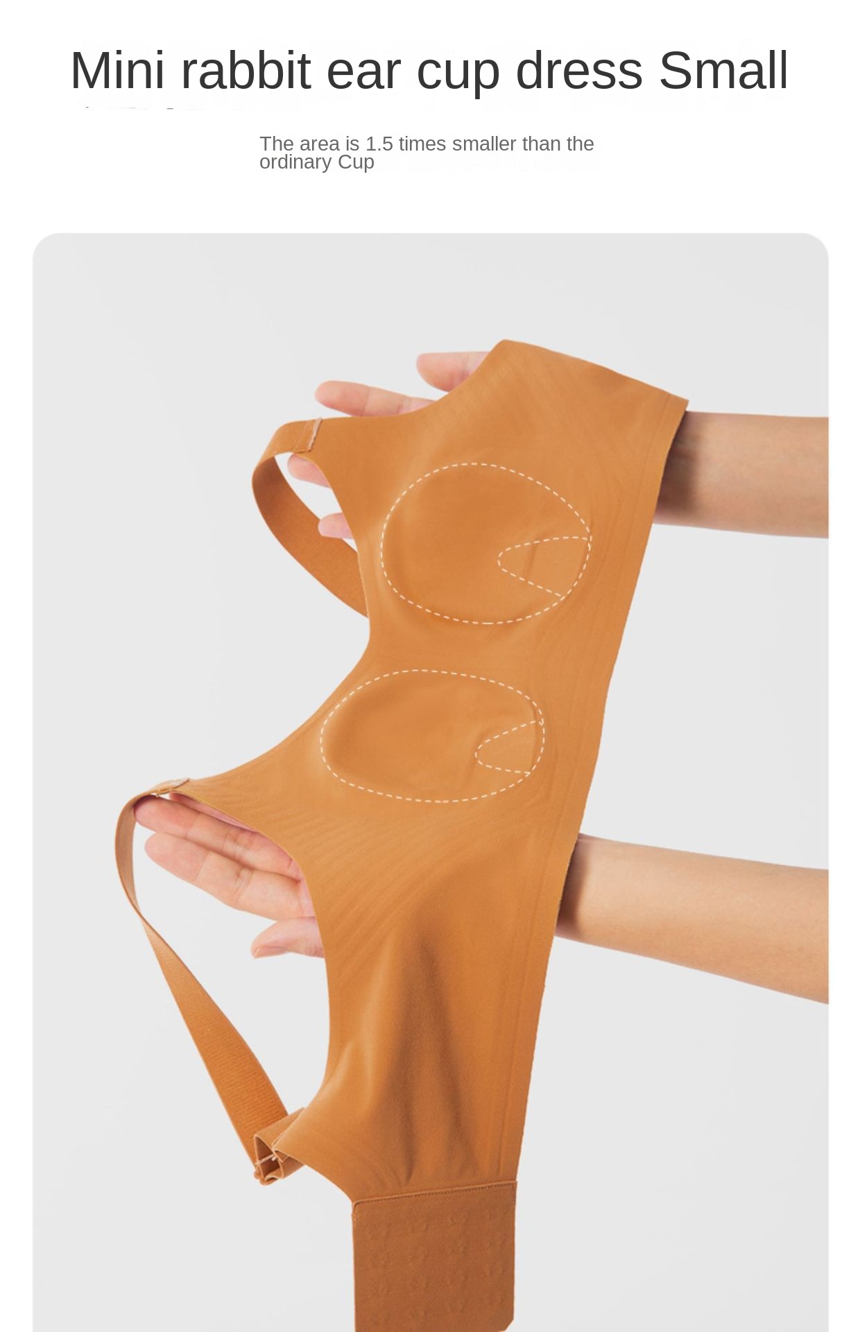 High Elasticity Small-Boob Effect Bra with Bunny Ears