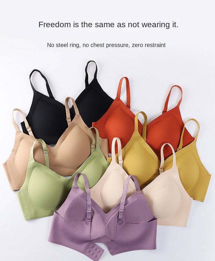 Women's Latex Wireless Bra for Small Breasts