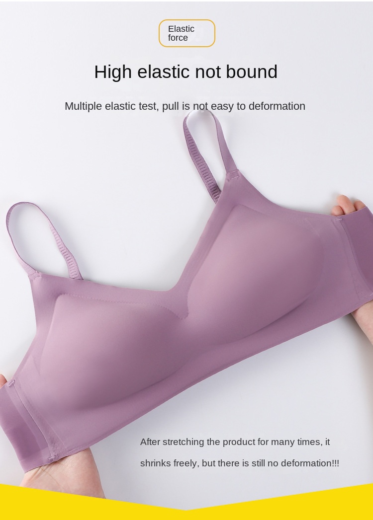 Women's Latex Wireless Bra for Small Breasts