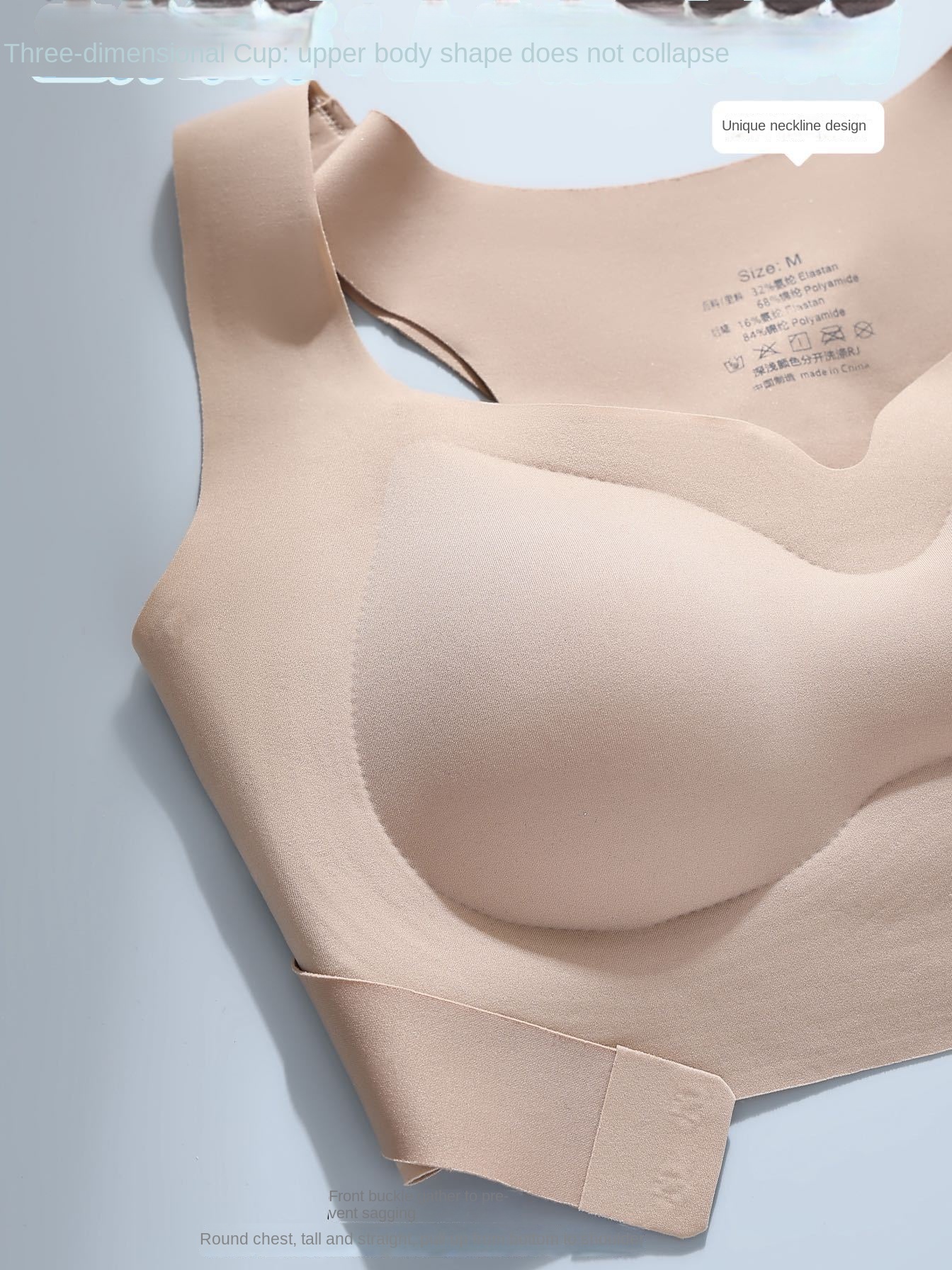 Posture - Correcting Invisible Front - Clip Bra
