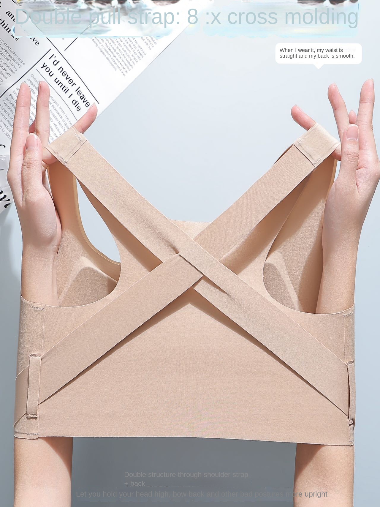 Posture - Correcting Invisible Front - Clip Bra