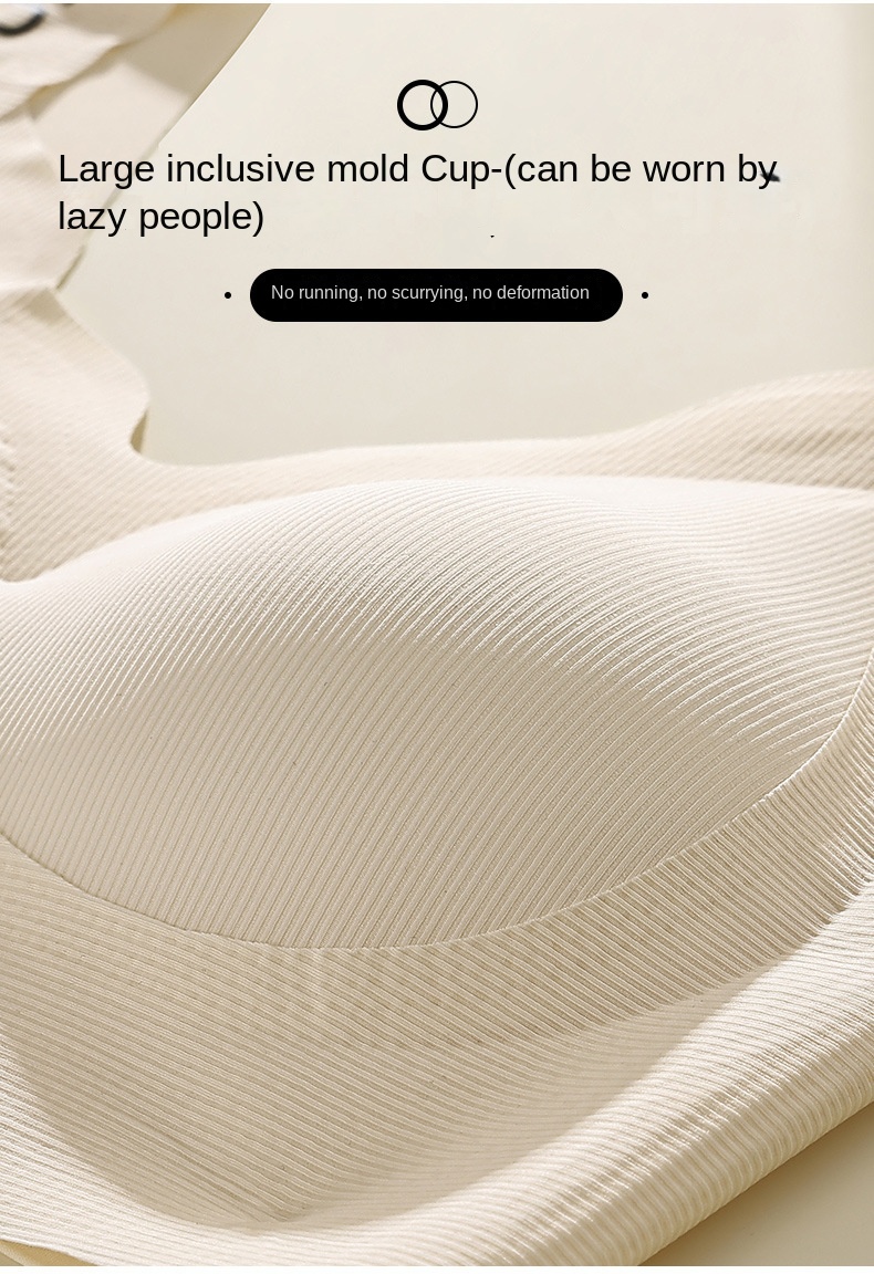Women's Seamless Back Beauty Sports Bra for Large Breasts