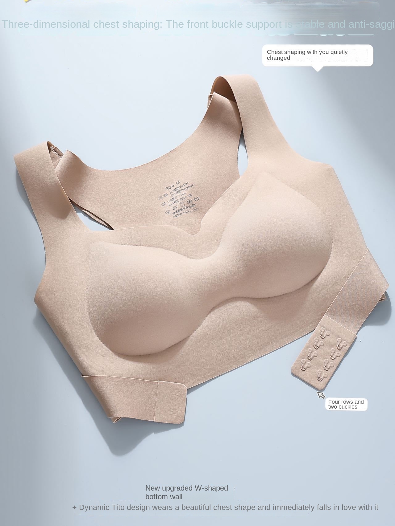 Posture - Correcting Invisible Front - Clip Bra