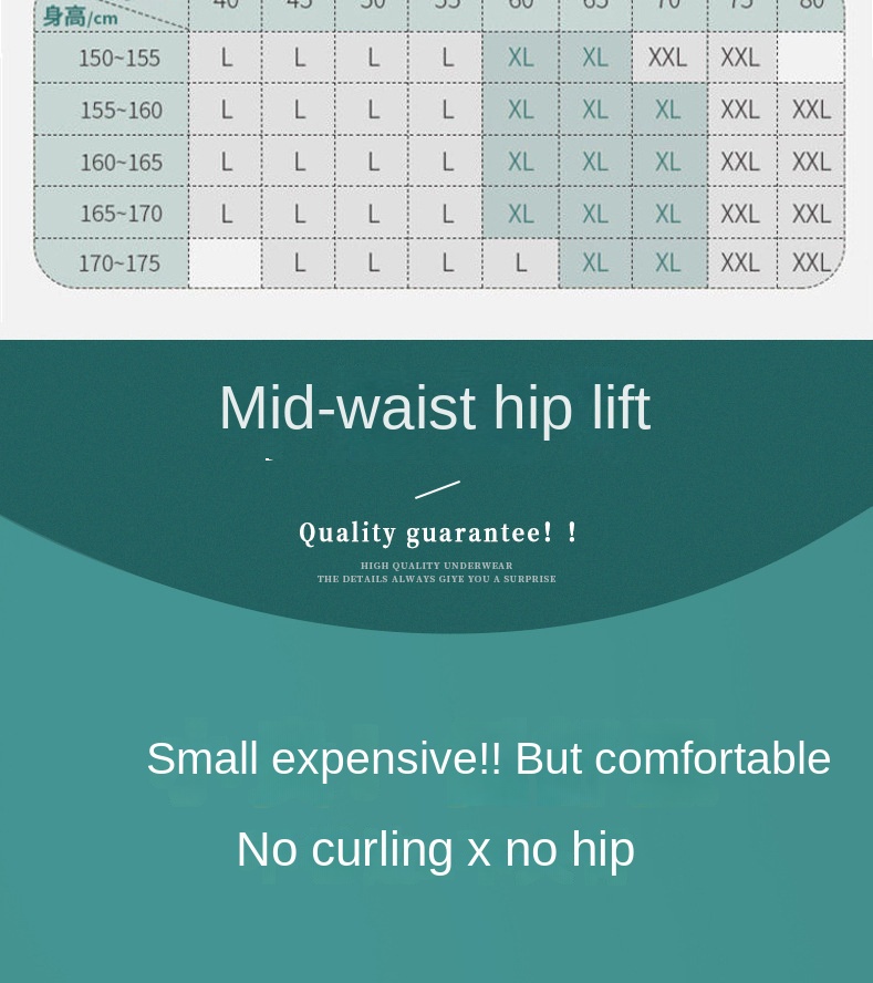Women's Color - Blocked Cotton Hip - Lifting Underwear