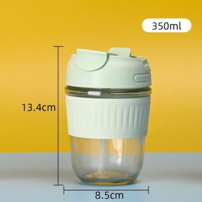Portable Dual - Drinking Glass Cup 