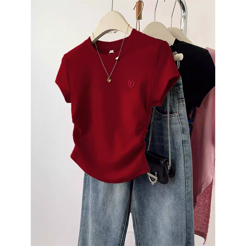 Plus Size Korean Cotton T Shirt for Women