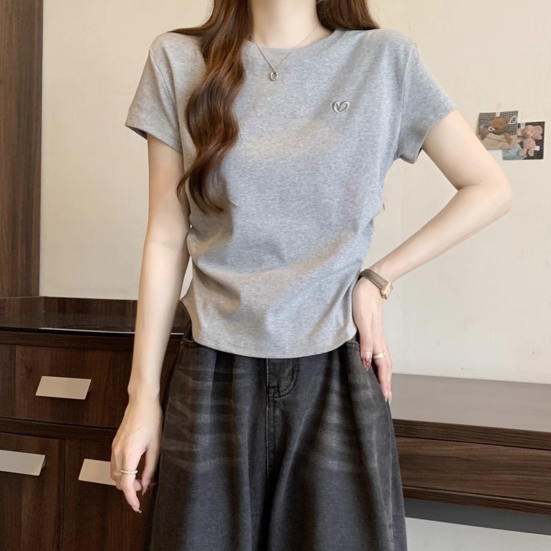 Plus Size Korean Cotton T Shirt for Women