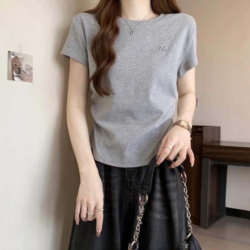 Plus Size Korean Cotton T Shirt for Women