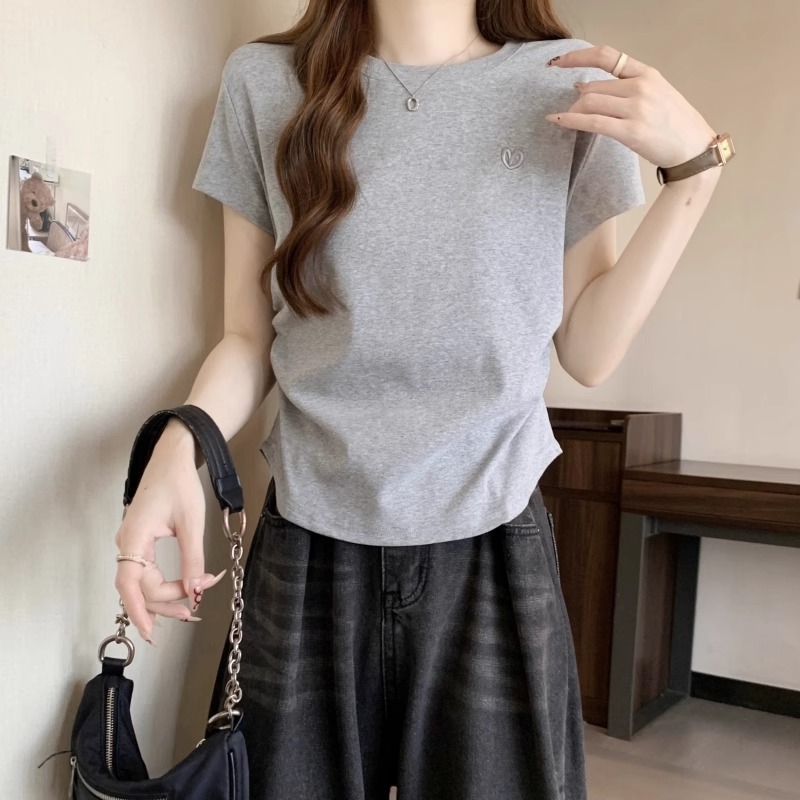 Plus Size Korean Cotton T Shirt for Women