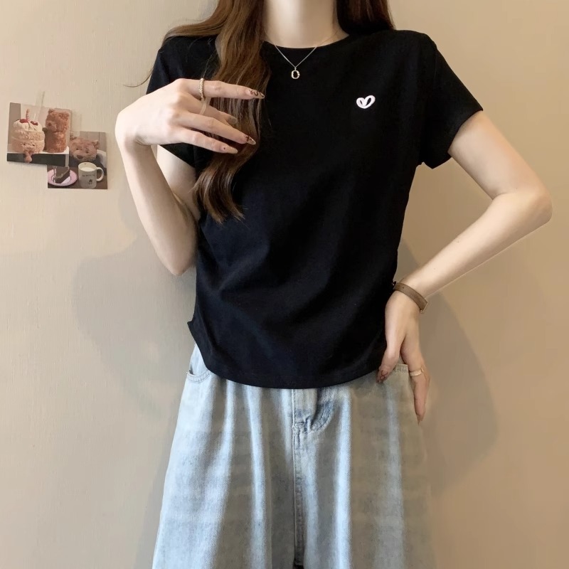 Plus Size Korean Cotton T Shirt for Women