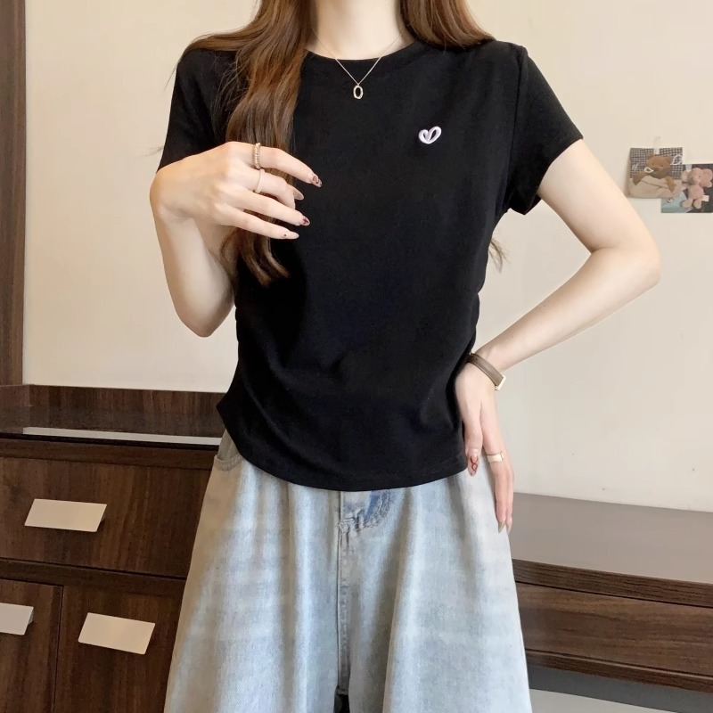 Plus Size Korean Cotton T Shirt for Women