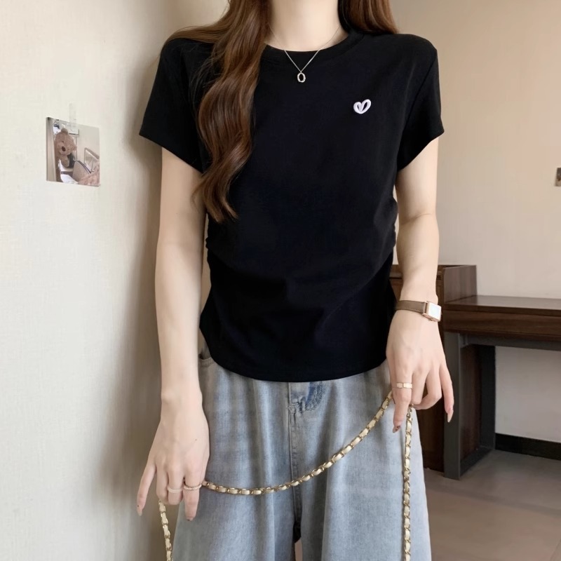 Plus Size Korean Cotton T Shirt for Women