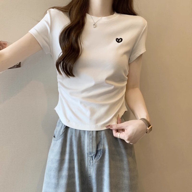 Plus Size Korean Cotton T Shirt for Women
