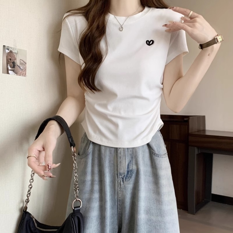 Plus Size Korean Cotton T Shirt for Women