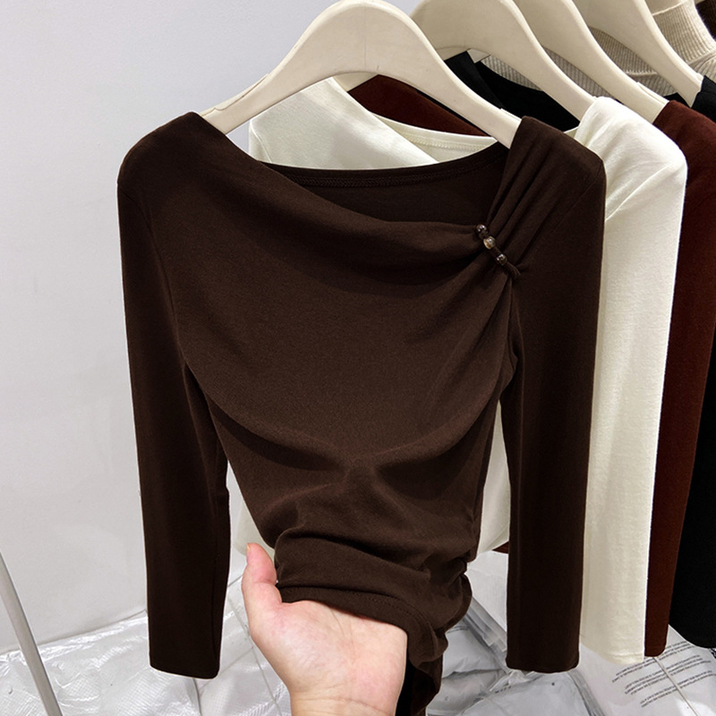 Plus Size Women's Winter Long Sleeve T-Shirt