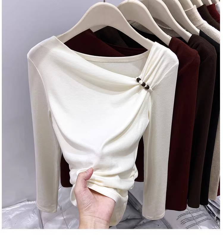 Plus Size Women's Winter Long Sleeve T-Shirt