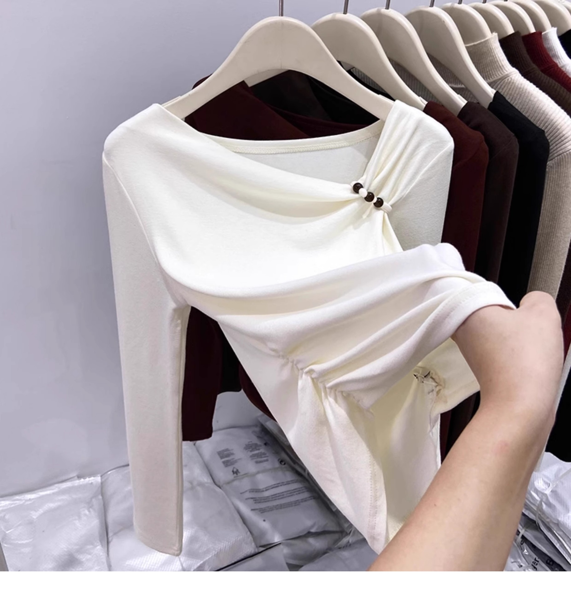 Plus Size Women's Winter Long Sleeve T-Shirt