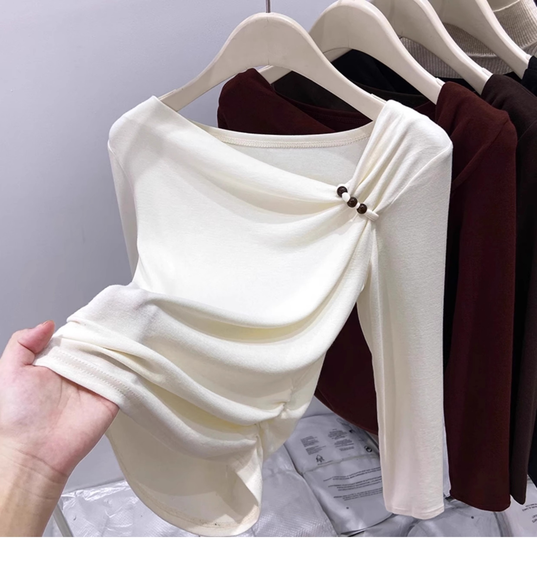 Plus Size Women's Winter Long Sleeve T-Shirt