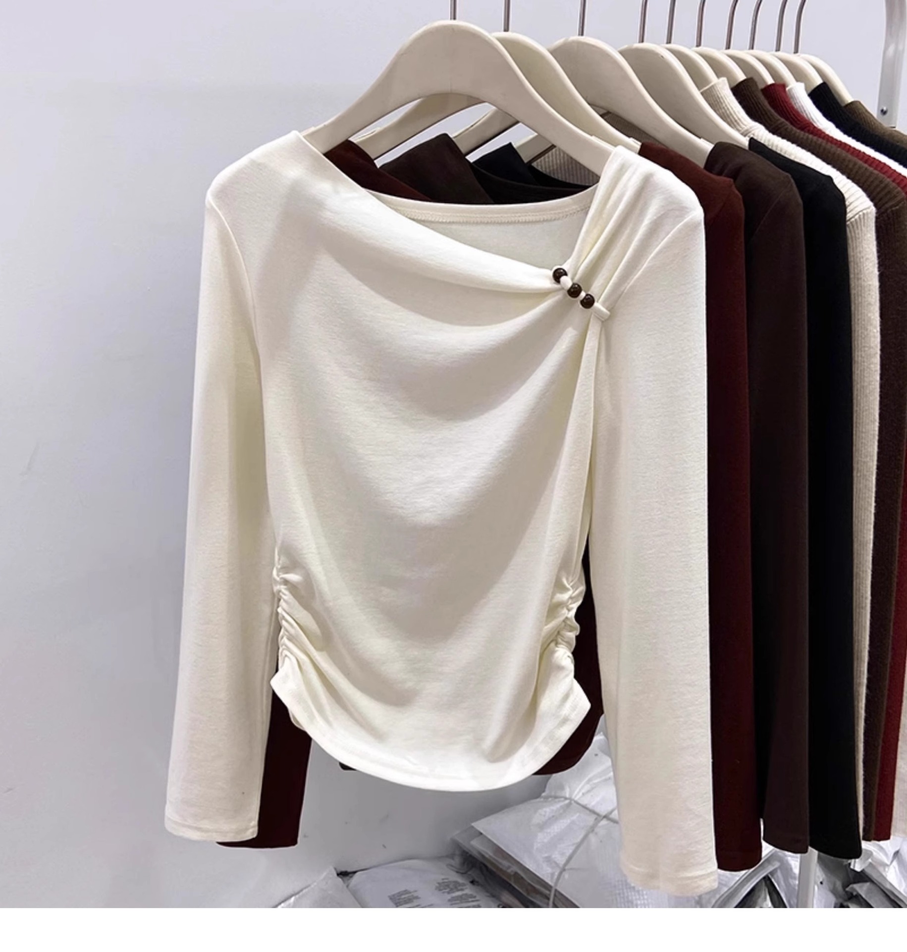 Plus Size Women's Winter Long Sleeve T-Shirt