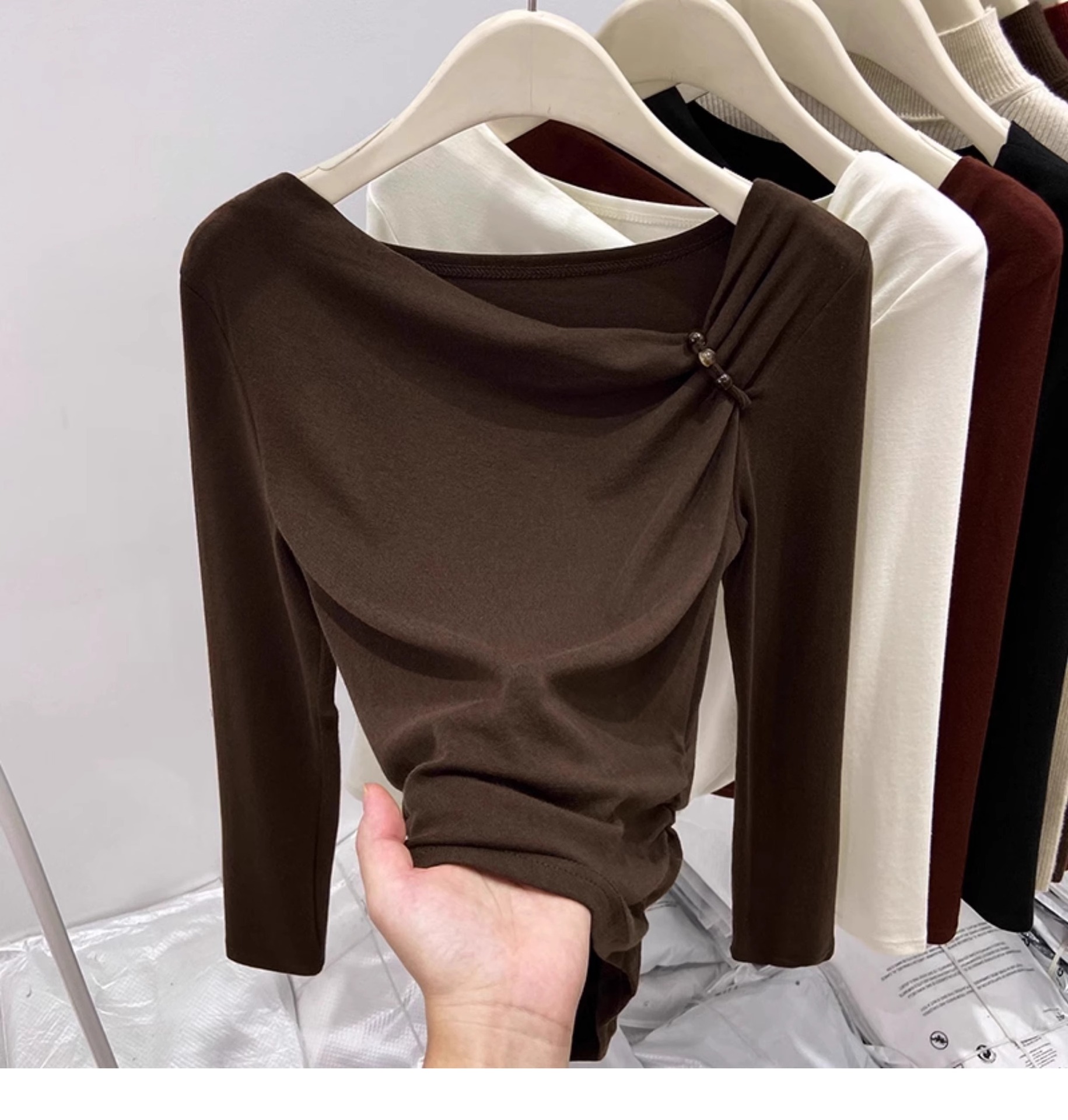 Plus Size Women's Winter Long Sleeve T-Shirt