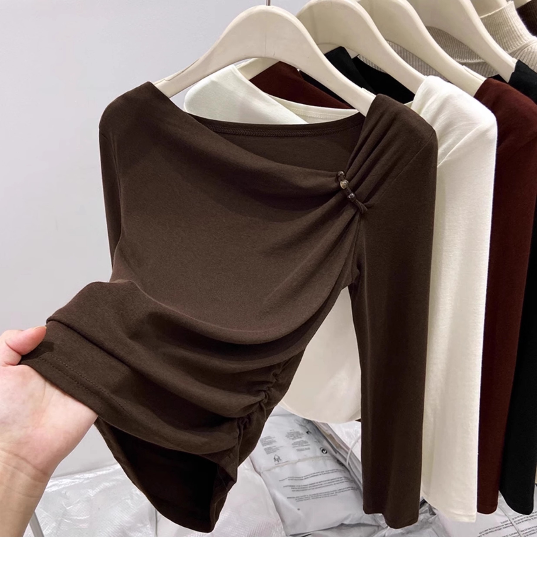Plus Size Women's Winter Long Sleeve T-Shirt