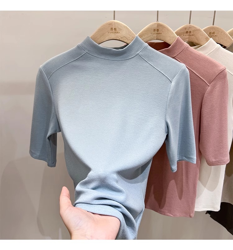 Women's Fall Winter Plus Size 3/4 Sleeve T-Shirt Top