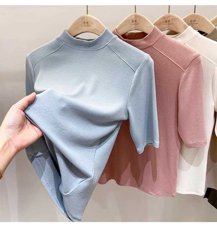 Women's Fall Winter Plus Size 3/4 Sleeve T-Shirt Top
