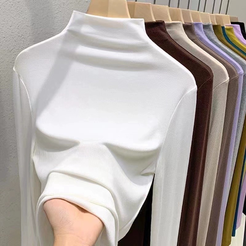 Women's Autumn Winter Flattering Long Sleeve Thermal Top