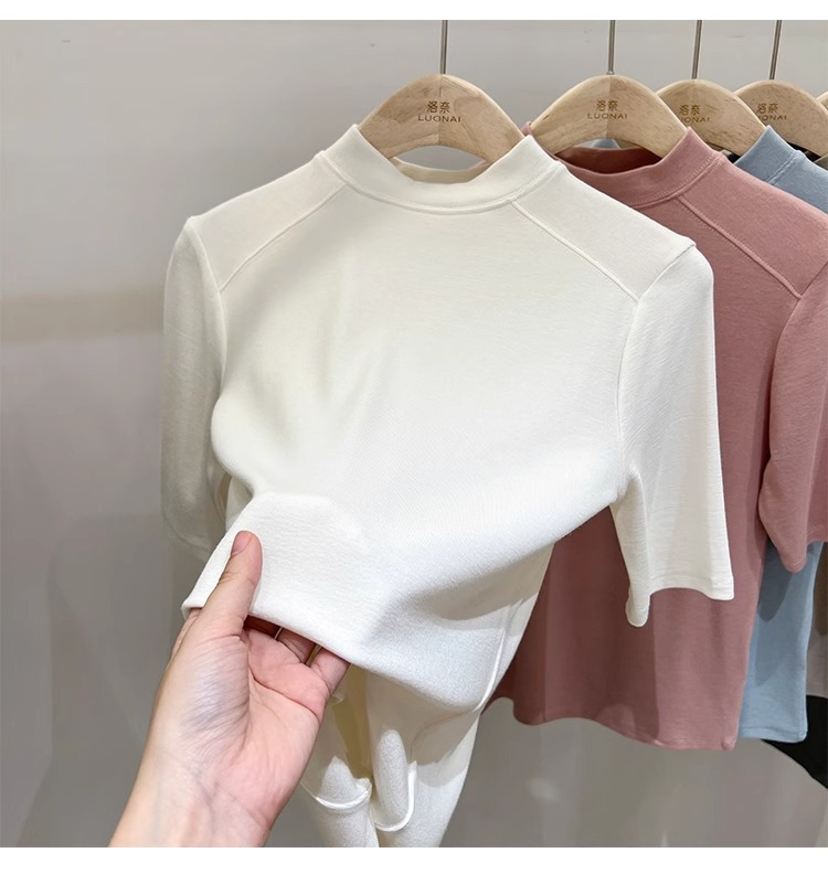 Women's Fall Winter Plus Size 3/4 Sleeve T-Shirt Top