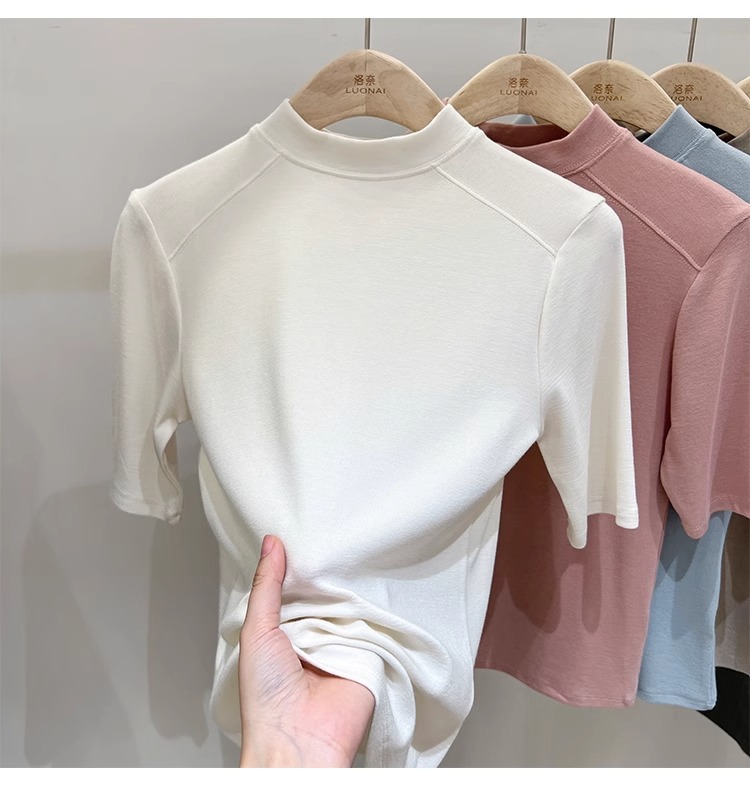 Women's Fall Winter Plus Size 3/4 Sleeve T-Shirt Top