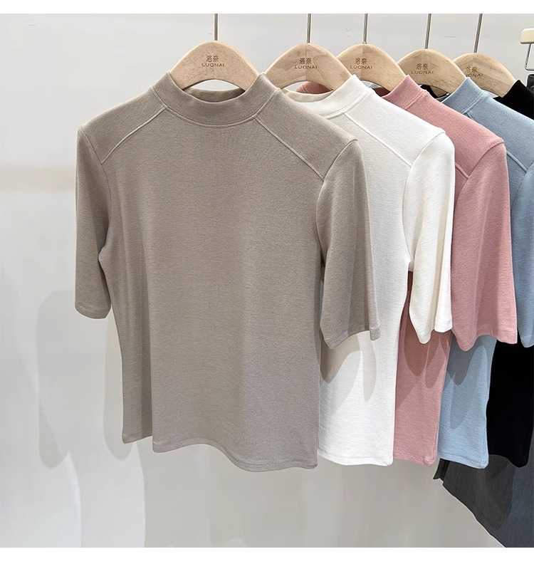 Women's Fall Winter Plus Size 3/4 Sleeve T-Shirt Top