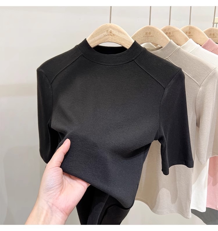 Women's Fall Winter Plus Size 3/4 Sleeve T-Shirt Top