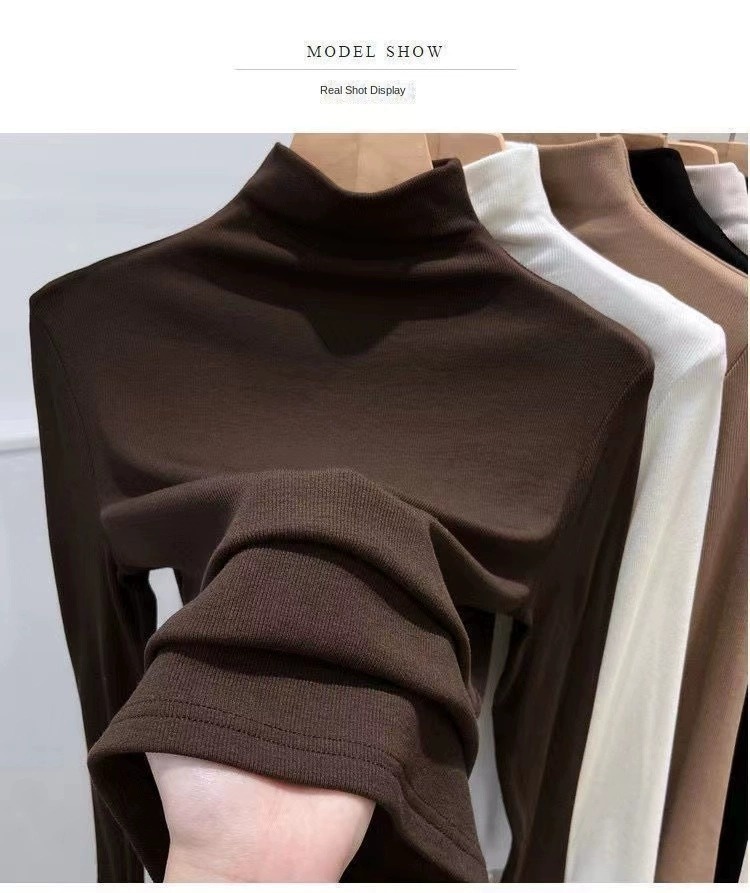 Women's Autumn Winter Flattering Long Sleeve Thermal Top