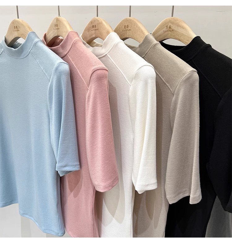 Women's Fall Winter Plus Size 3/4 Sleeve T-Shirt Top