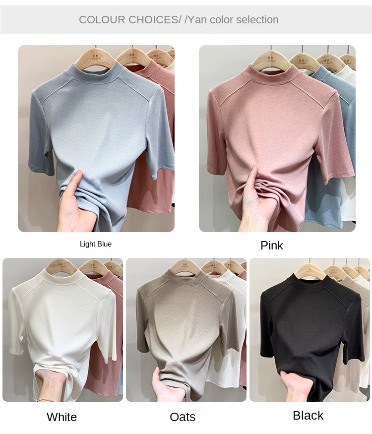 Women's Fall Winter Plus Size 3/4 Sleeve T-Shirt Top