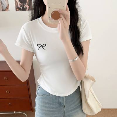 Cotton Plus Size Women's Summer Short Sleeve T-Shirt
