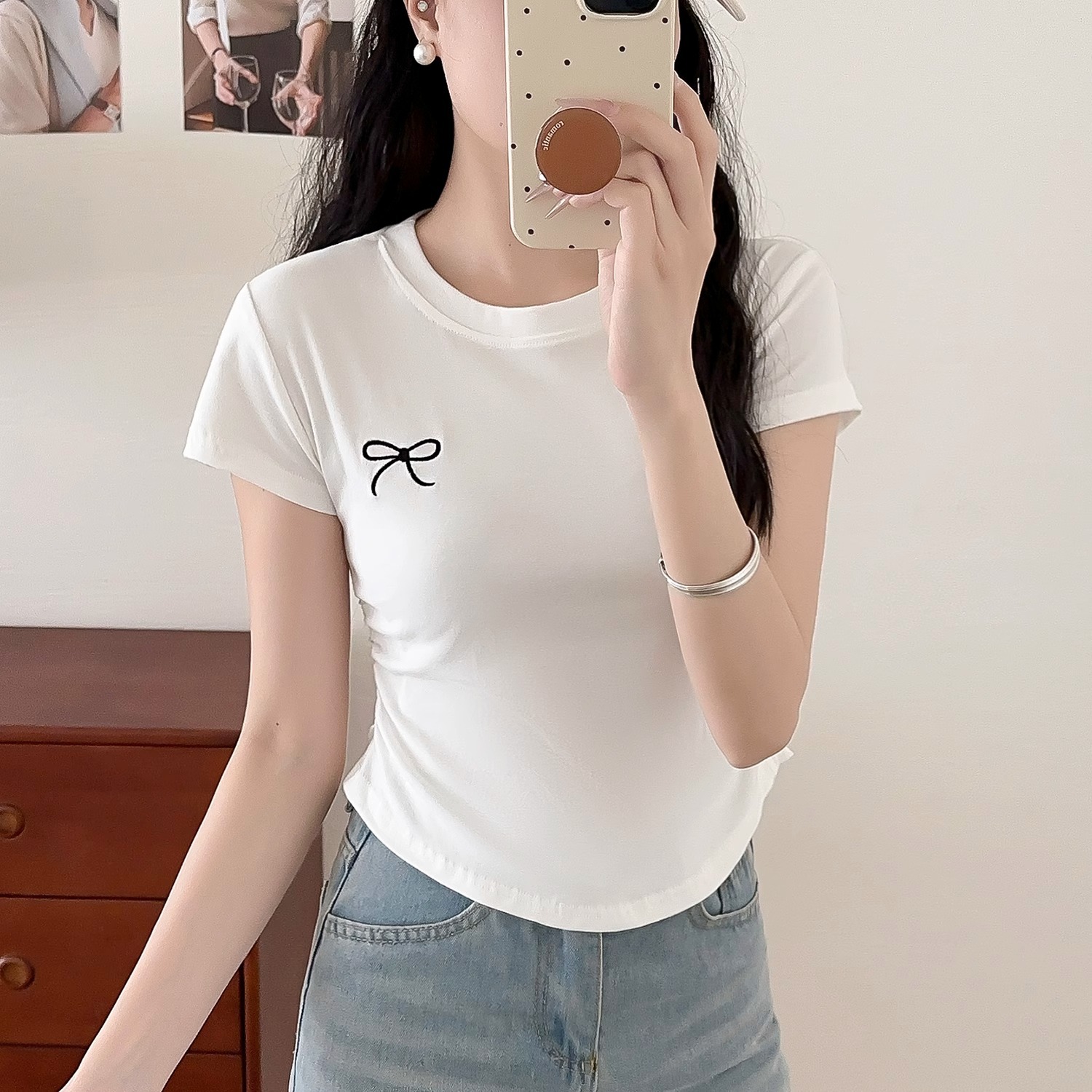 Cotton Plus Size Women's Summer Short Sleeve T-Shirt