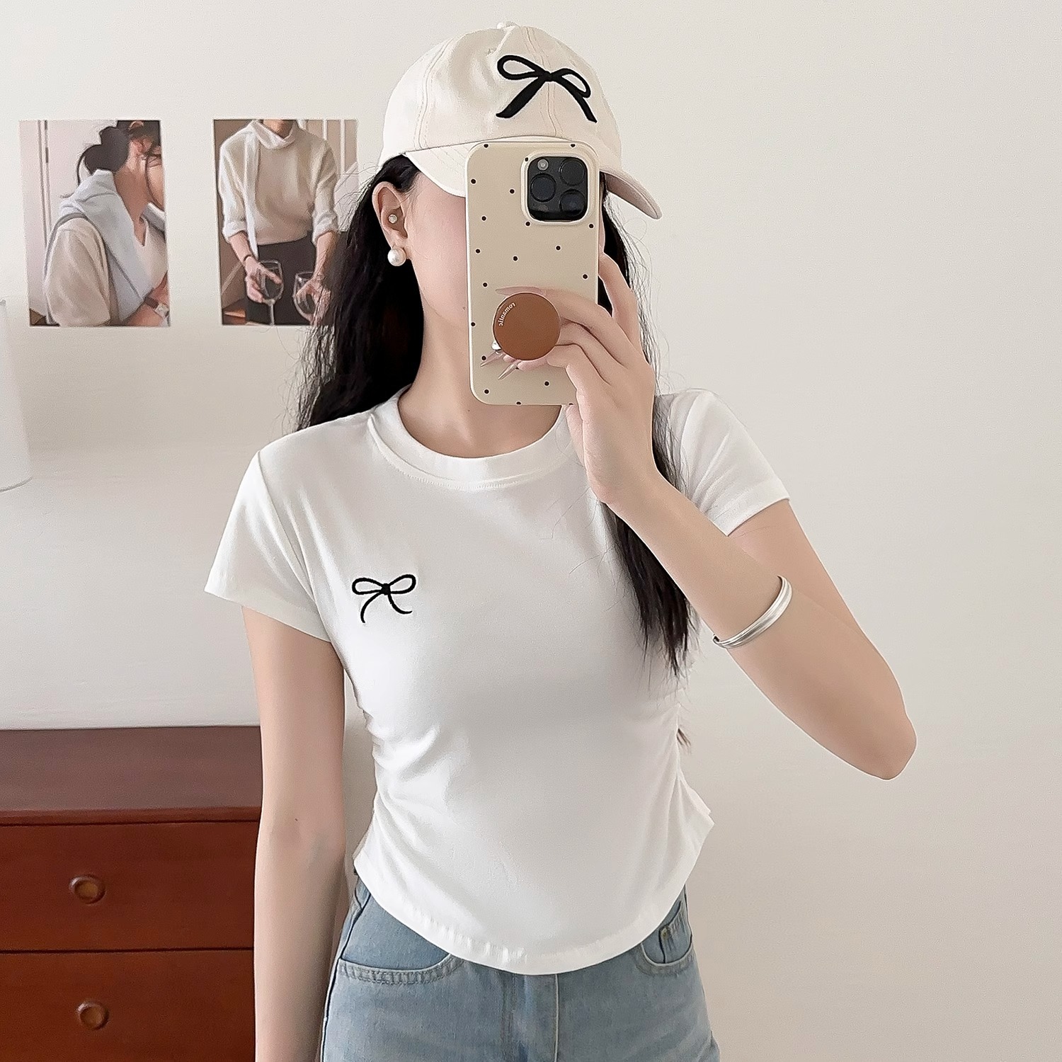 Cotton Plus Size Women's Summer Short Sleeve T-Shirt